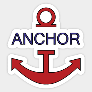 Monkey D. Luffy (One Piece) Anchor Sticker